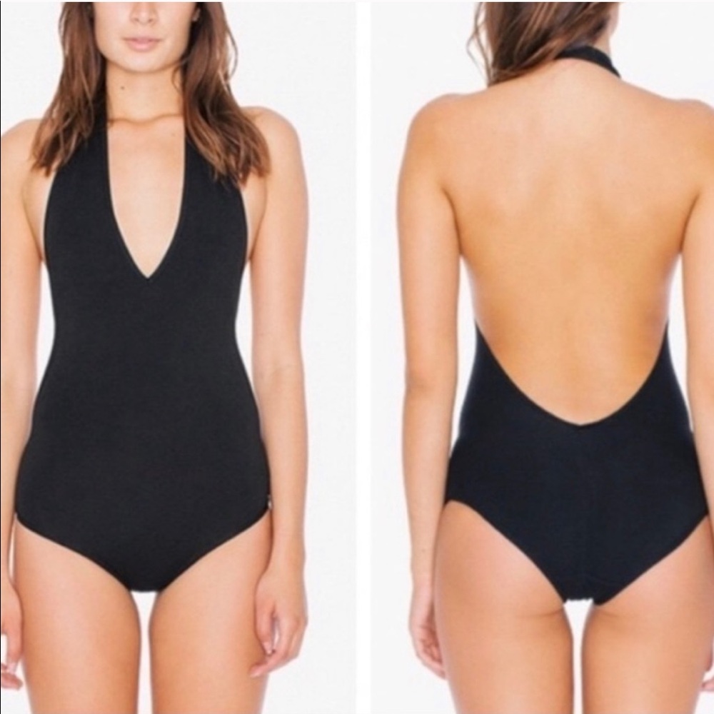 American Apparel Halter Bodysuit